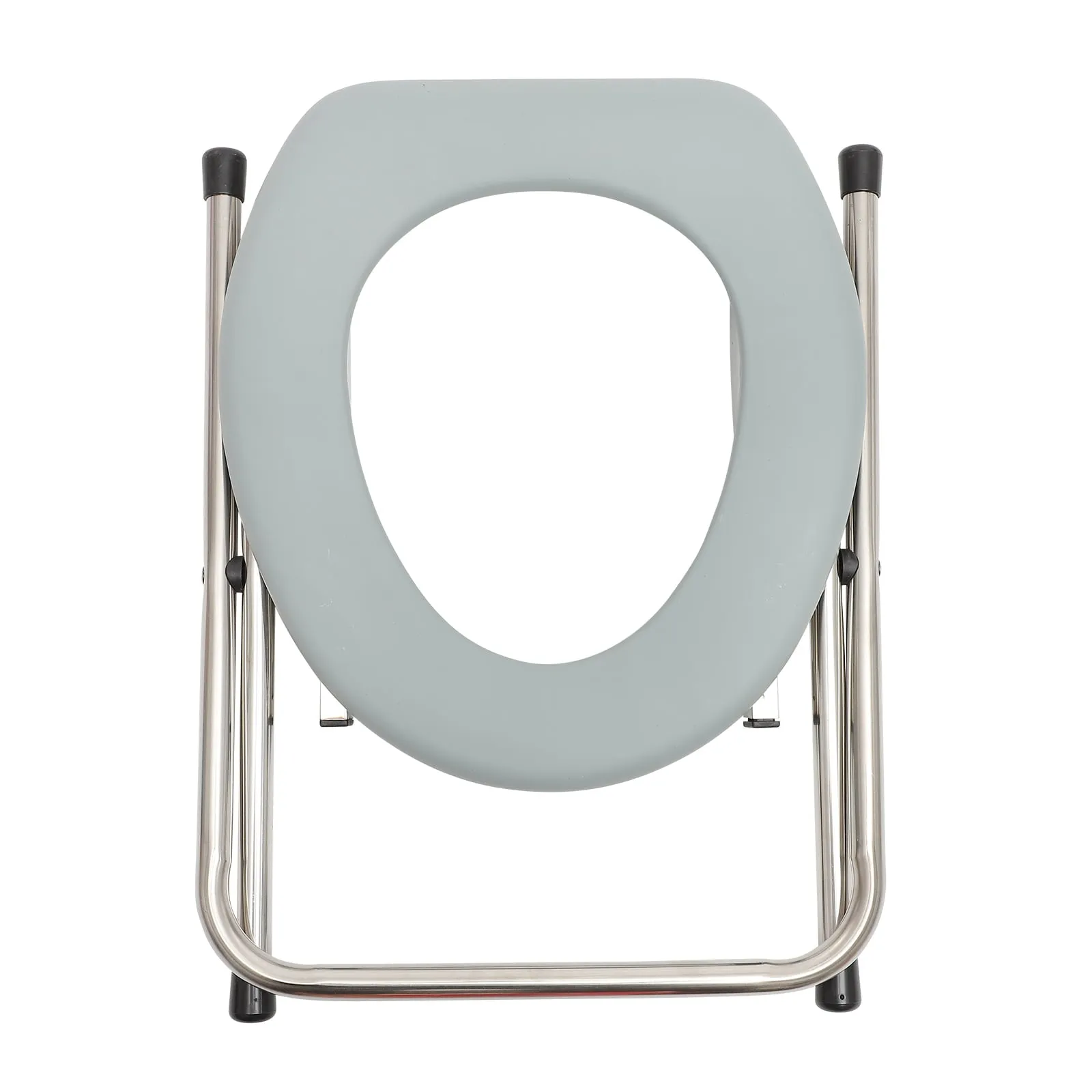 NUOLUX 1PC Foldable Bathroom Toilet Chair Portable Toilet Stool Potty Chair for The Old