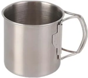 Outdoor Water Cup 260ml Camping 304 Stainless Steel Mug Foldable Portable Coffee Cup
