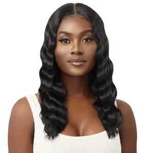 Outre Sleek Lay Part Synthetic Lace Front Wig - APOLIA (2 Dark Brown)