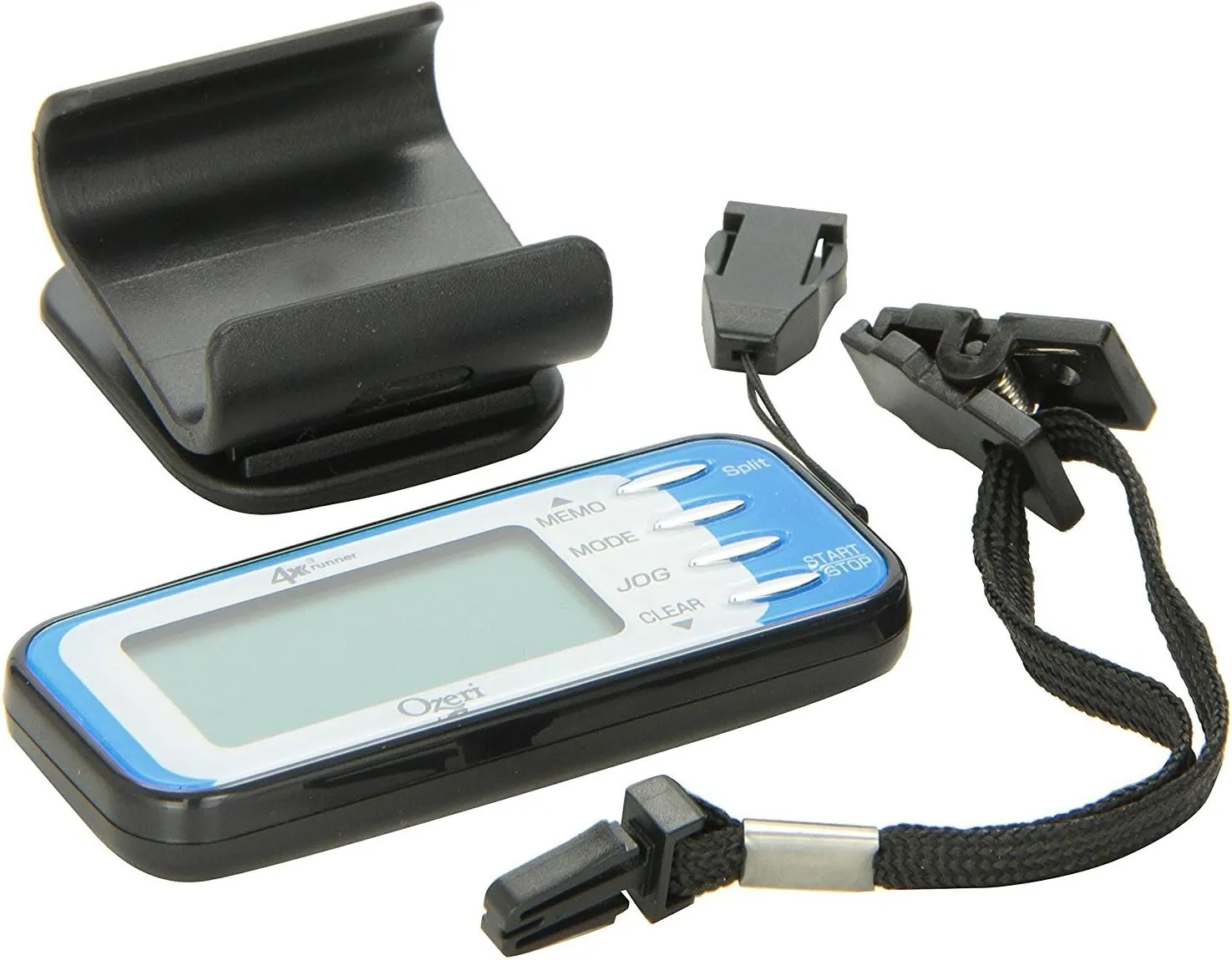 Ozeri 4x3runner Pocket 3D Pedometer and Activity Tracker with Dual Walking & Running Mode Technology