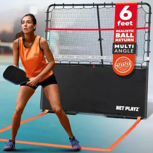 Pickleball Rebounder Training Aid: Adjustable Angles, Easy Setup & Storage - Improve Your Forehand, Backhand, Dink, and Volley Accuracy, & Develop Your Kitchen Game