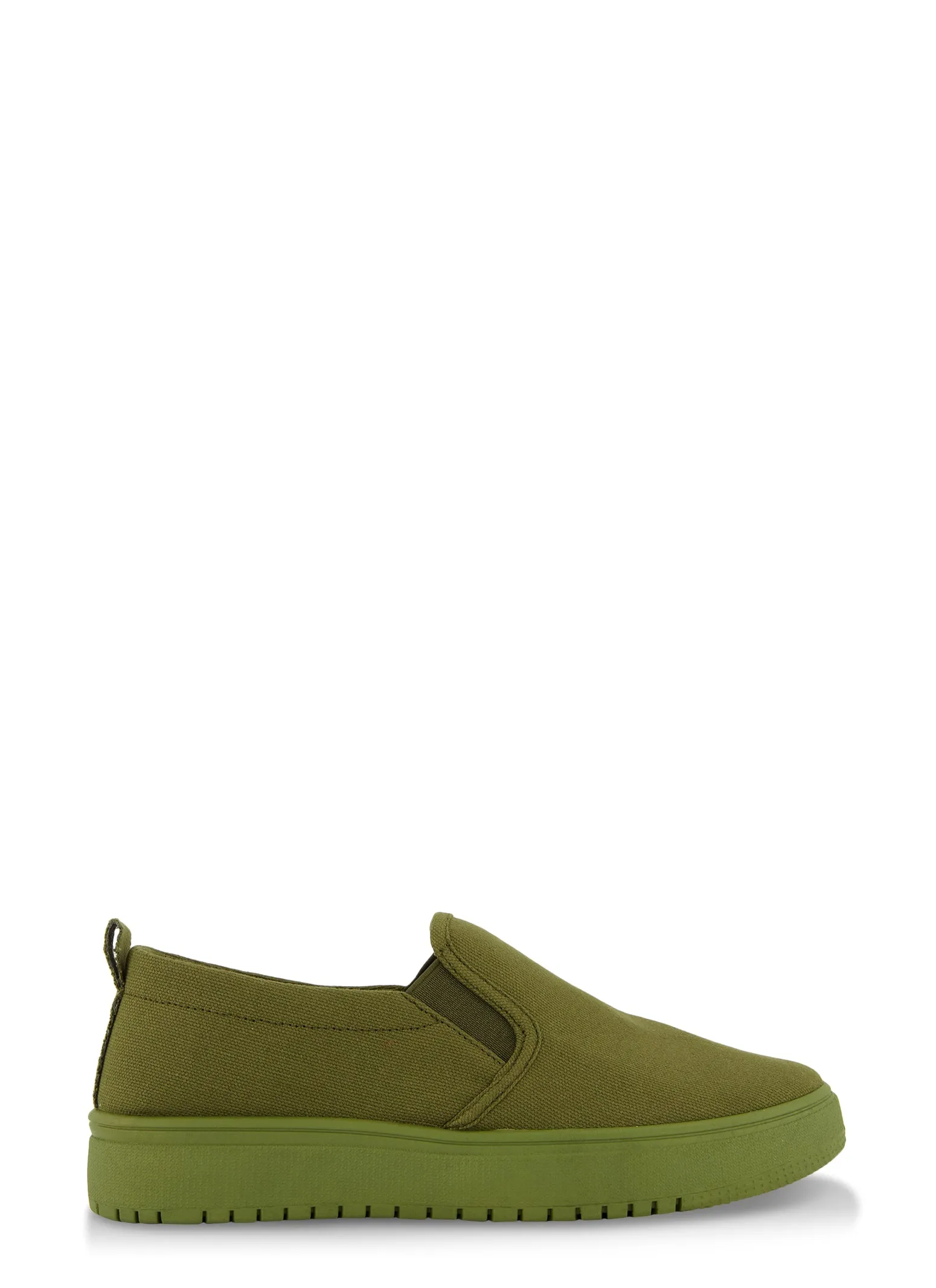 Platform Pull Tab Slip On Sneakers