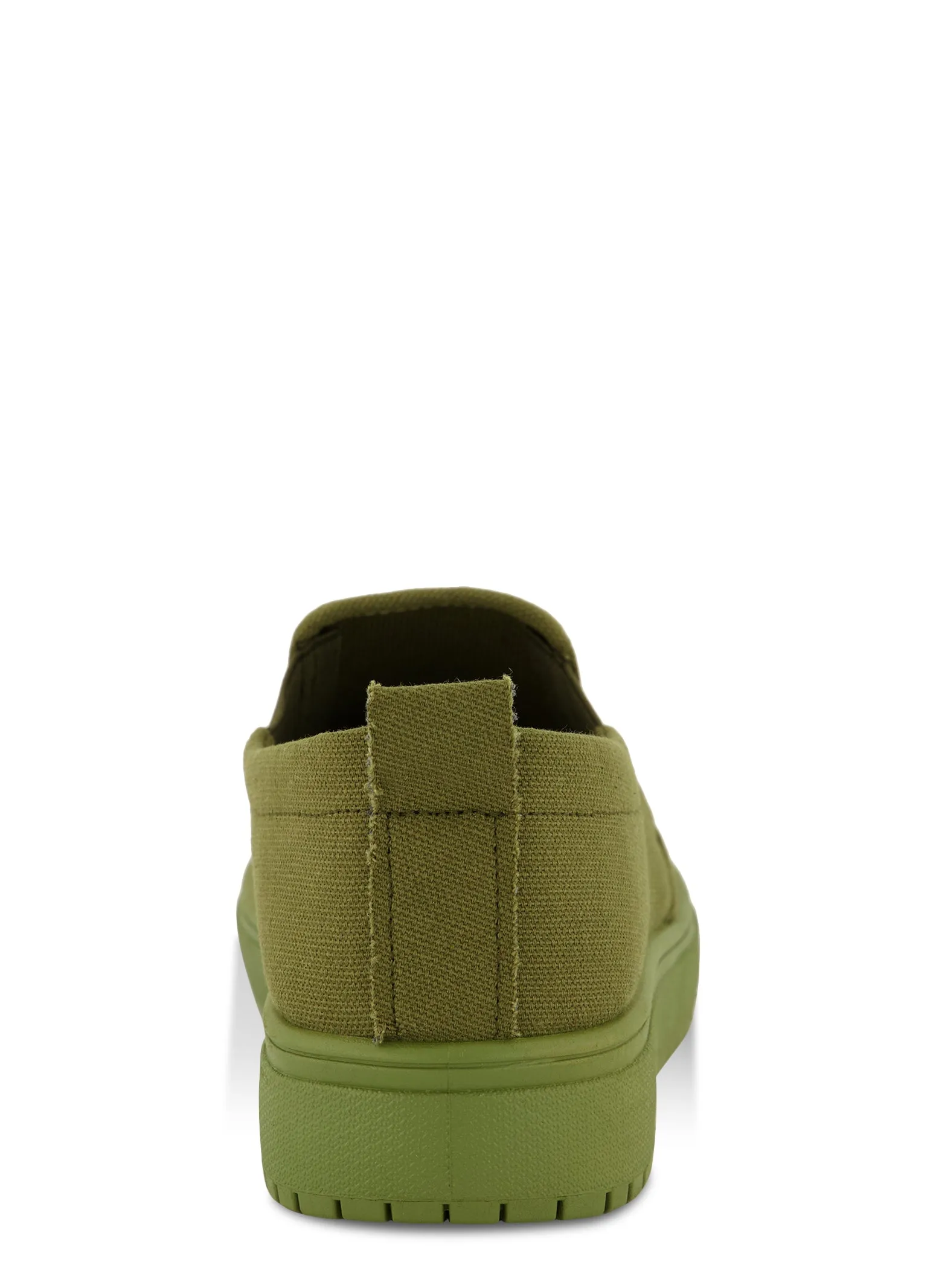 Platform Pull Tab Slip On Sneakers