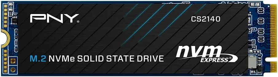 PNY CS2140 500GB M.2 NVMe Gen4 x4 Internal Solid State Drive (SSD) - M280CS2140-500-RB