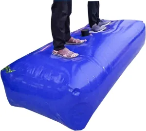 Pool Above Ground, Water Storage Bladder Containers, Large Capacity Foldable Portable Water Tank Emergency Water Storage Bag for RV Camping Garden (Color : Blue, Size : 4.5x2x1/9000L)