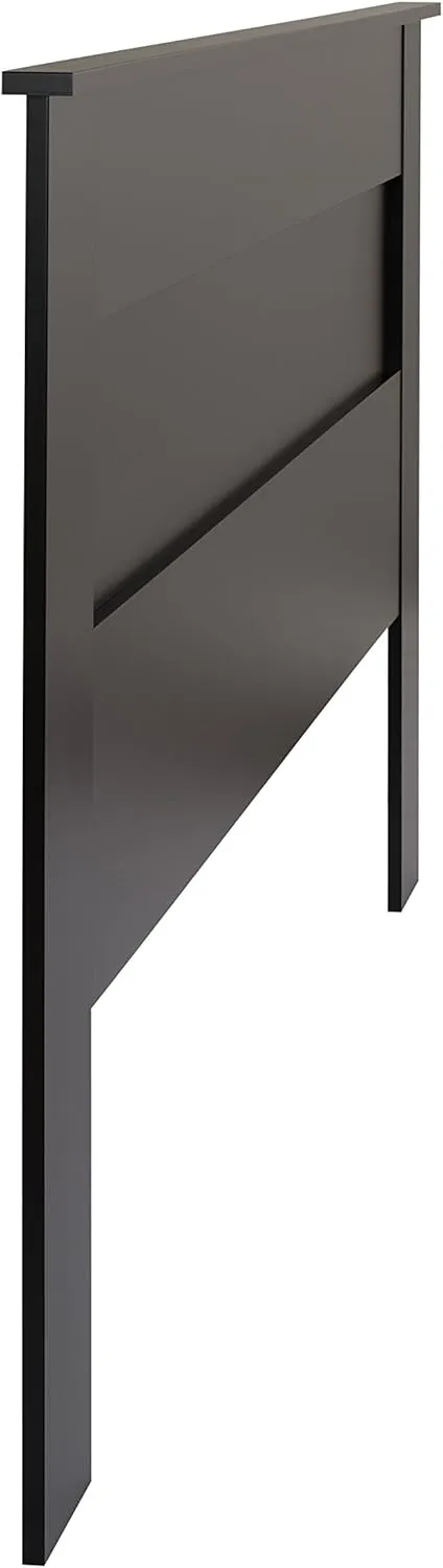 Prepac Stylish Flat Wood Panel Headboard for King Size Beds, Simplistic Wooden King Headboard 2.25" D x 81" W x 48" H, Black, BHFK-1301-1