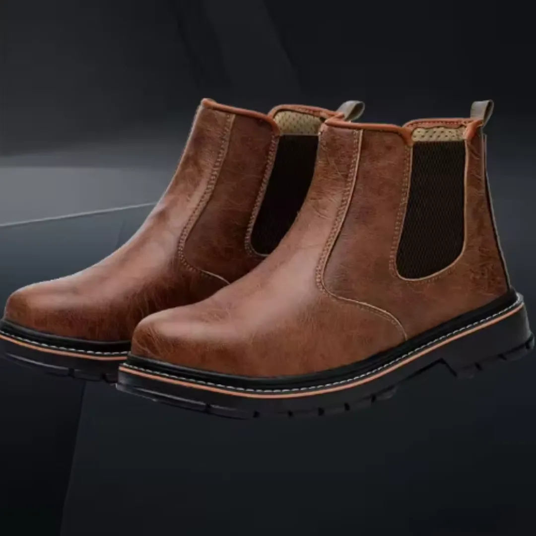 Protective Durable Non Slip Leather Safety Boot For Men