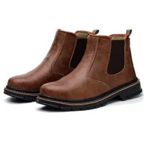 Protective Durable Non Slip Leather Safety Boot For Men