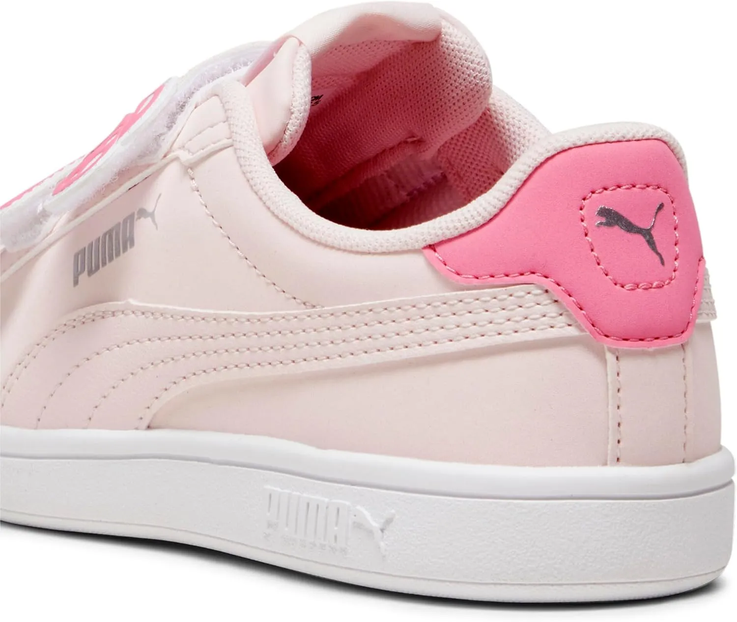 PUMA Unisex-Child Smash Hook and Loop Sneaker