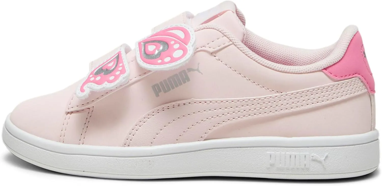 PUMA Unisex-Child Smash Hook and Loop Sneaker
