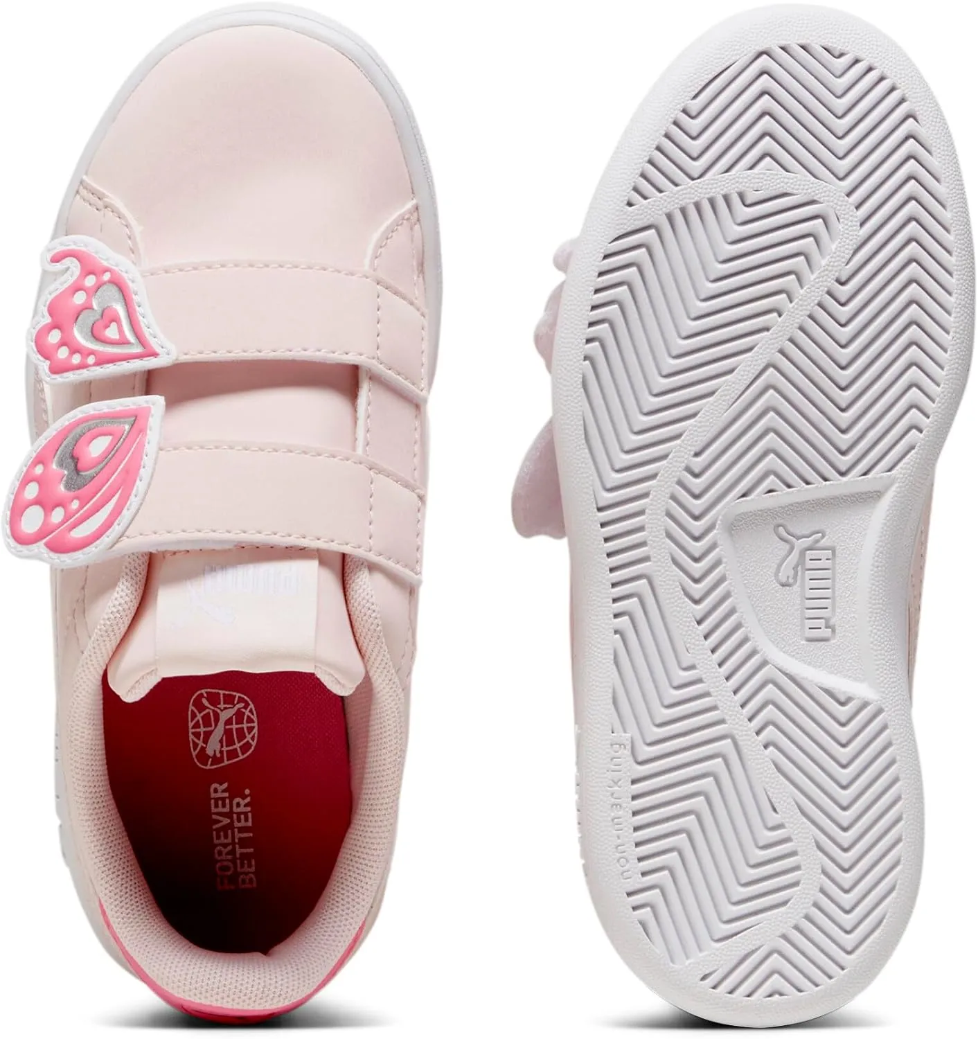 PUMA Unisex-Child Smash Hook and Loop Sneaker