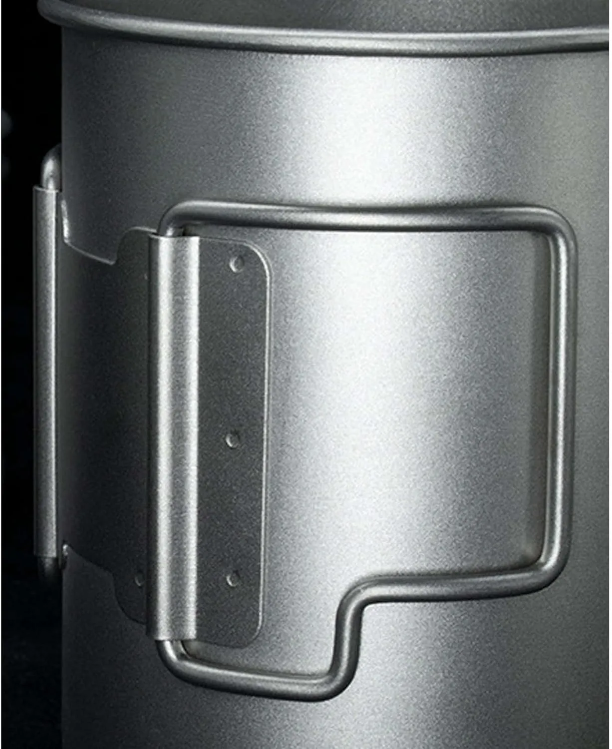Pure Titanium Mug Outdoor Folding Portable Titanium Alloy Mug(420ML B)