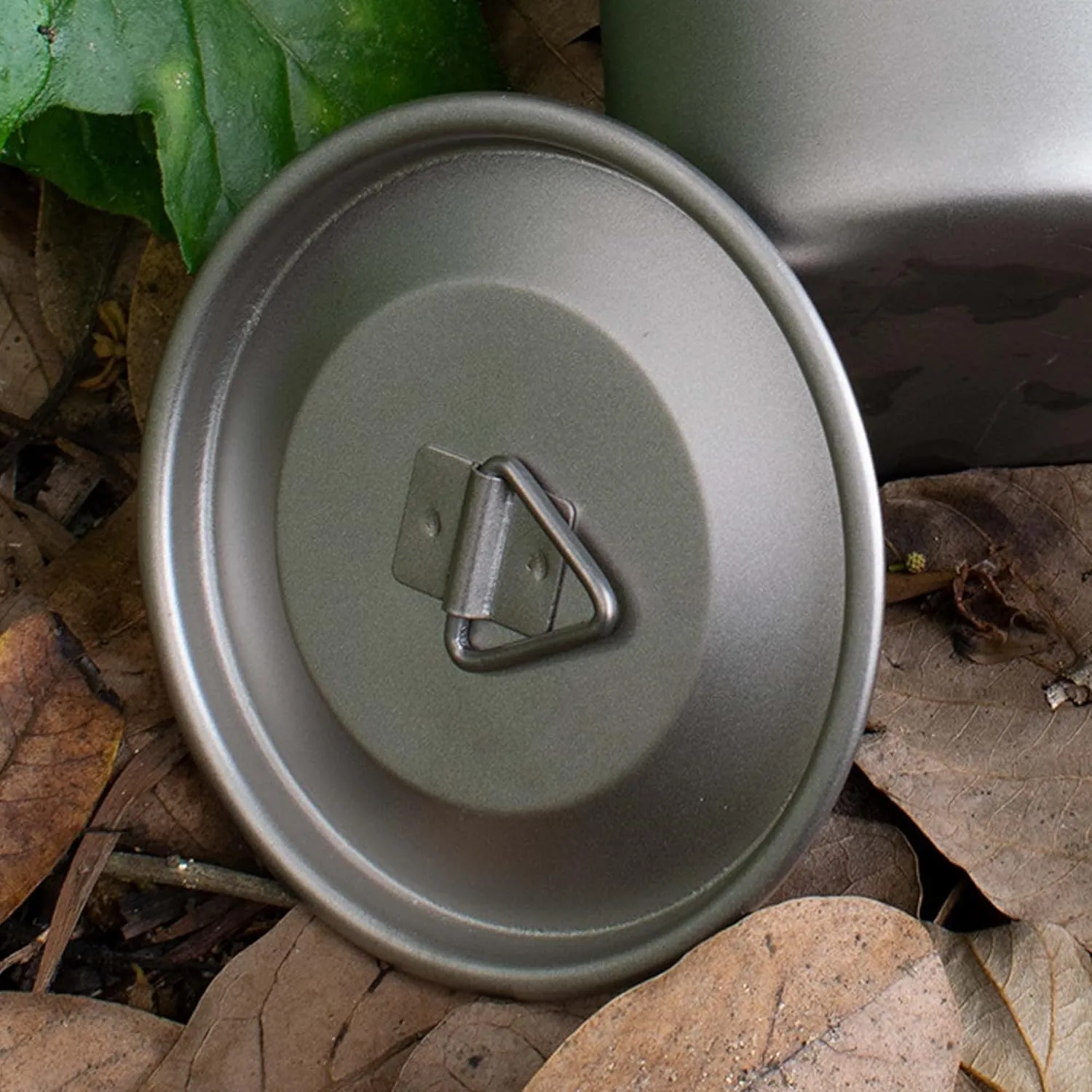 Pure Titanium Mug Outdoor Folding Portable Titanium Alloy Mug(420ML B)