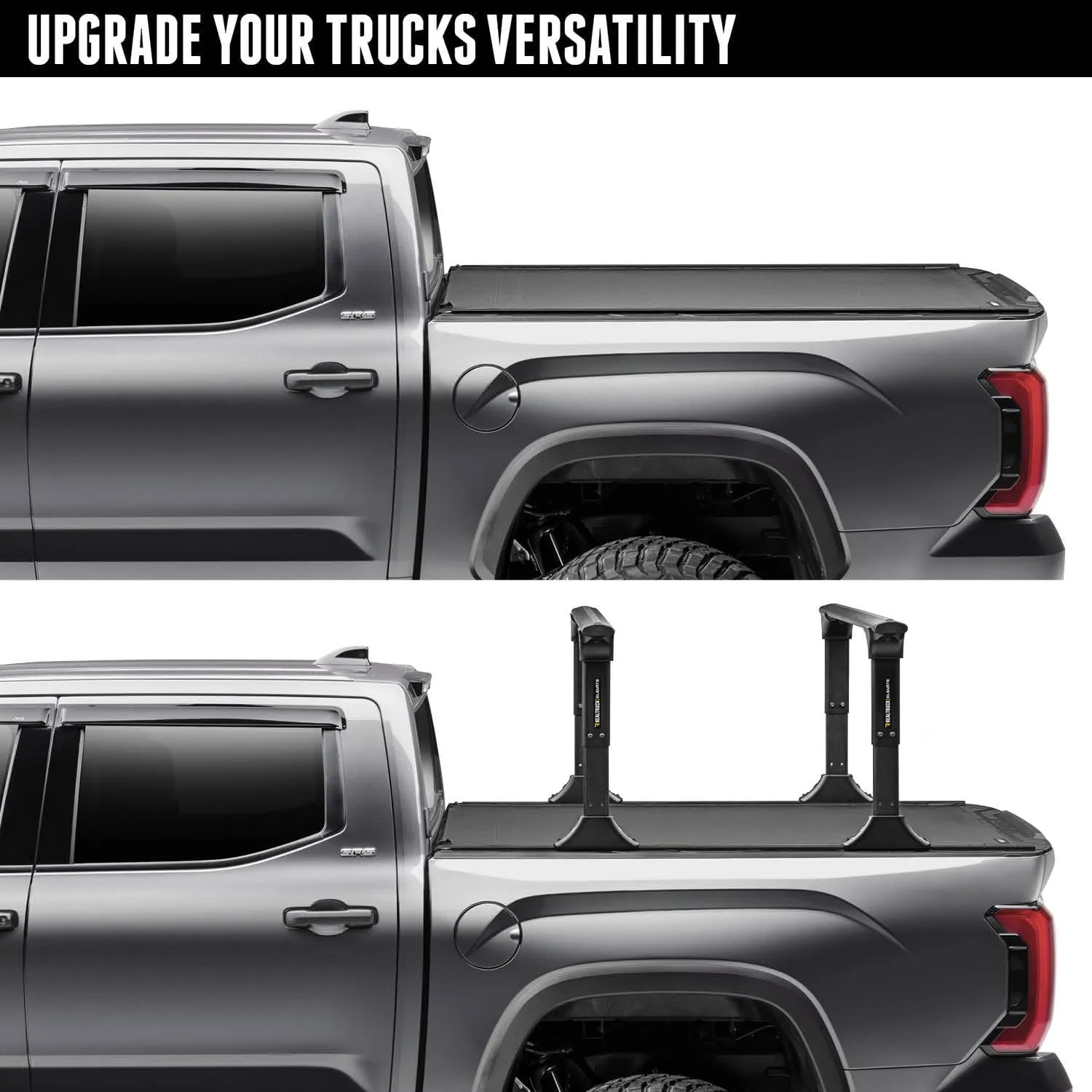 RealTruck BAK Revolver X4ts Hard Rolling Truck Bed Tonneau Cover | 80406RK | Fits 2005-2015 Toyota Tacoma (w/Track System) 5' Bed (79.2")