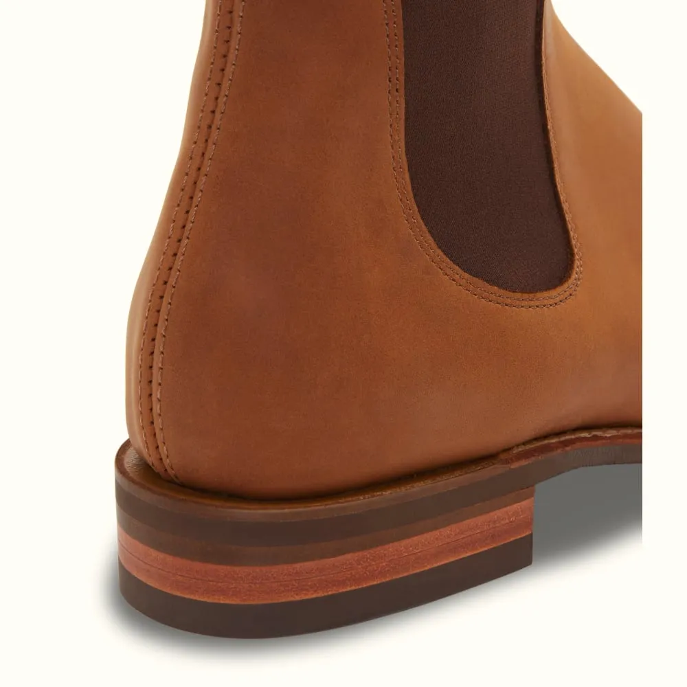 R.M.Williams - Comfort Craftsman - Raw Edge - Distressed Nubuck Leather - Vintage Brown - G Fit