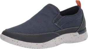 Rockport Men's Truflex Fly Slip on Mudguard Sneaker, Blue Multi, 7