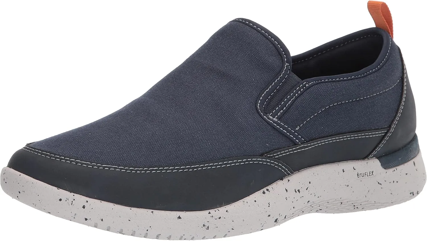 Rockport Men's Truflex Fly Slip on Mudguard Sneaker, Blue Multi, 7