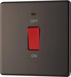 Screwless Flatplate 45A Square Cooker Control Unit With Power Indicator