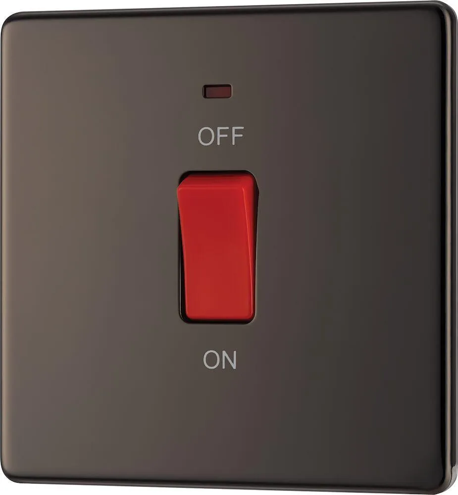 Screwless Flatplate 45A Square Cooker Control Unit With Power Indicator