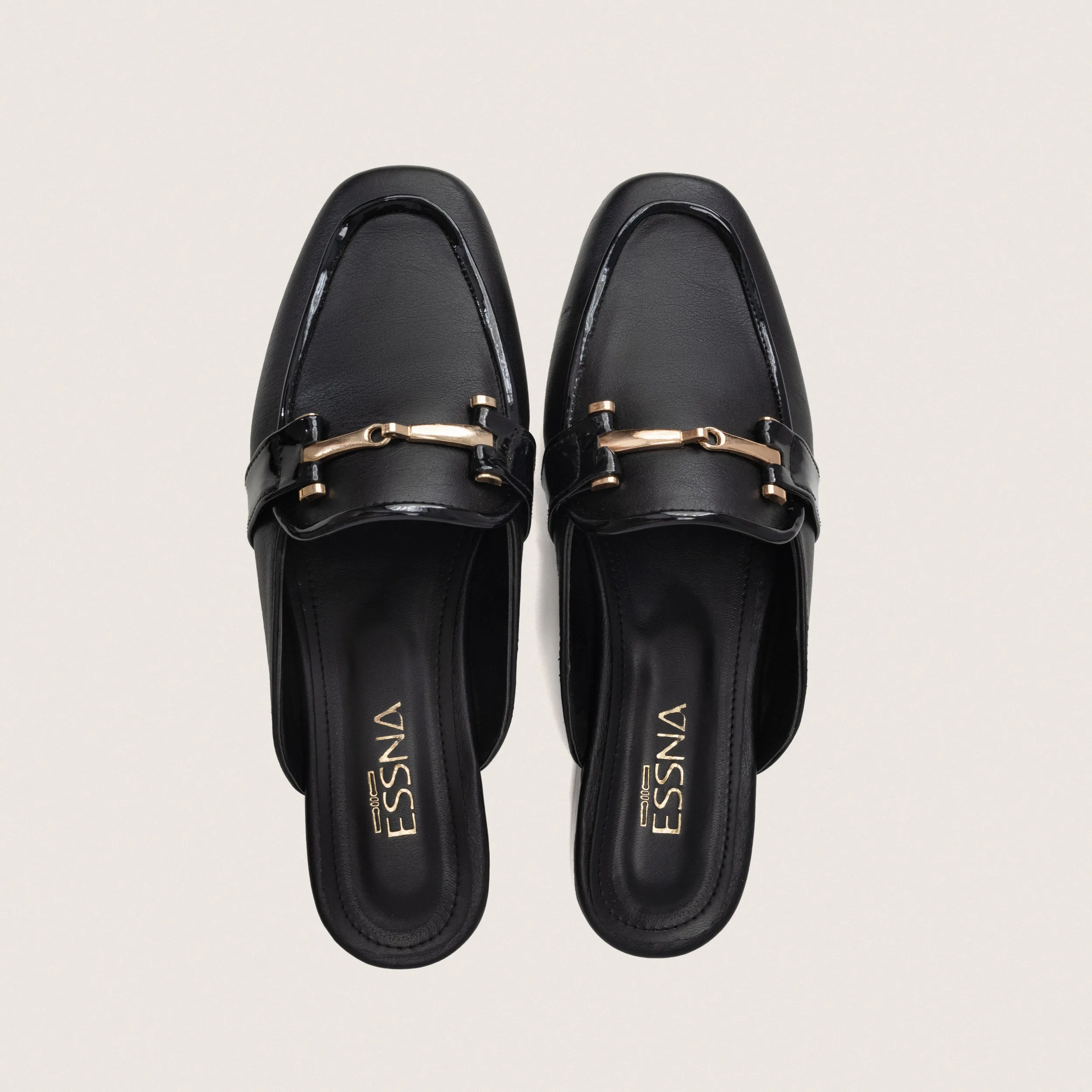 Selene Mules in Black