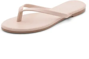 Shoe Land Flip Flops for Women 2025 - Memory Foam Slides & Flat Sandals | Ultra-Comfortable Thong Lightweight Summer Shoes for Beach, Pool & Dressy Outfits