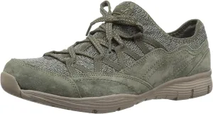 Skechers Women's Seager-Zip Line-Fixed Bow Quarter Fit Slip-on Sneaker