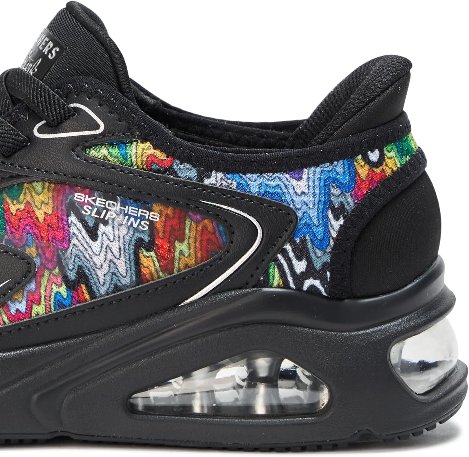 Skechers Women's Tres-air Uno-Iris Drip Hands Free Slip-ins Sneaker