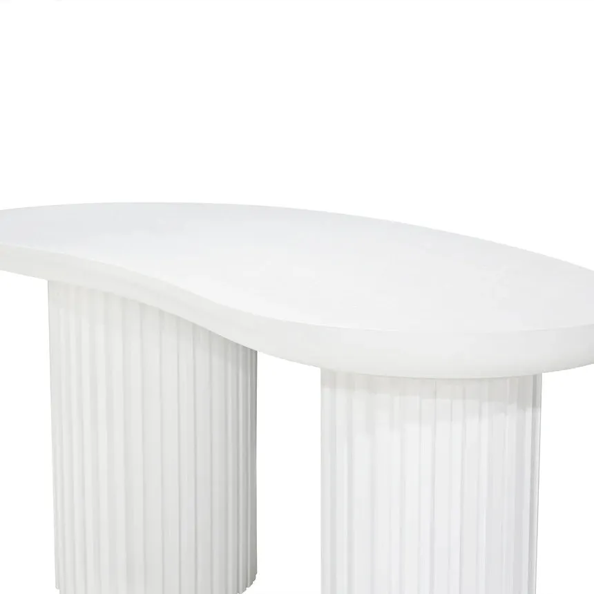 Sleek & Functional Design White Office Desk - 170cms