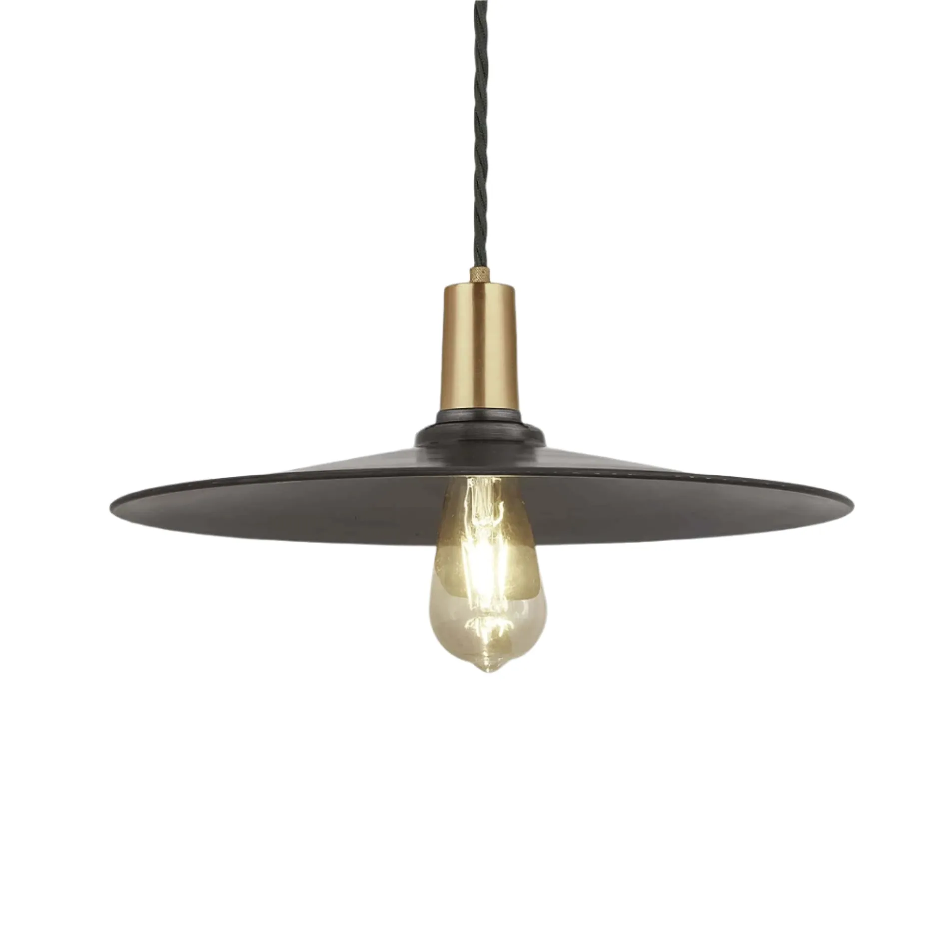 Sleek Flat Pendant - 15 Inch