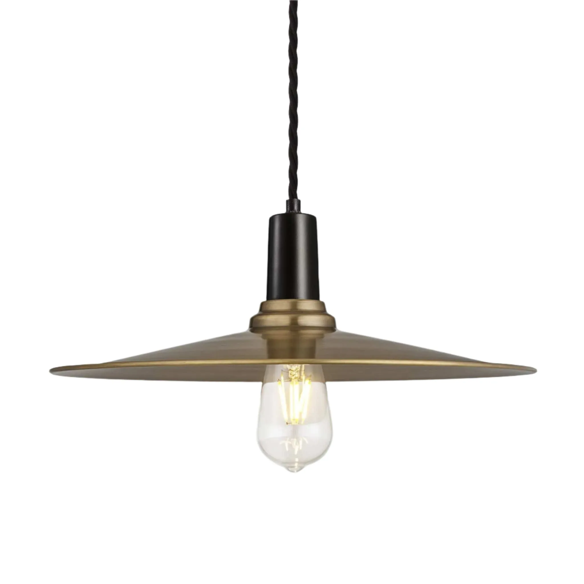Sleek Flat Pendant - 15 Inch