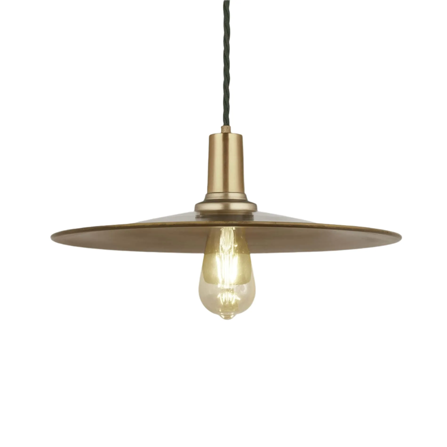Sleek Flat Pendant - 15 Inch