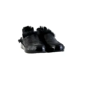 Slip On Fur Poison Black
