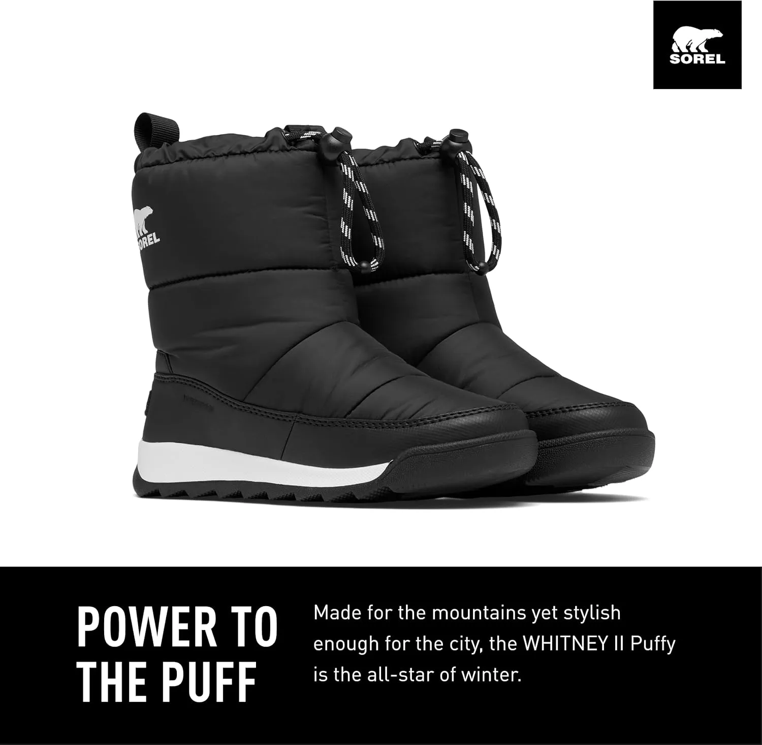 Sorel Children's Whitney ll Plus Puffy Waterproof Boot