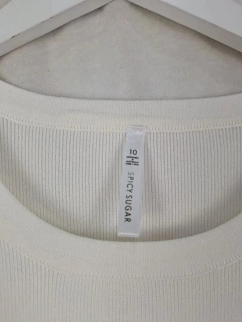 Spicy Sugar Sleek Handkerchief Hem Jumper Size 10