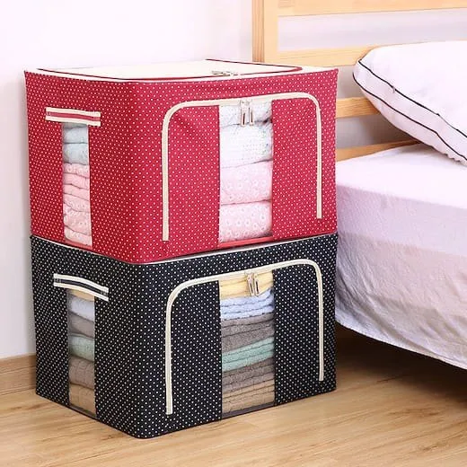 Storage Bag colour) Capacity Organizer.(random Specialized options Foldable Global express Large