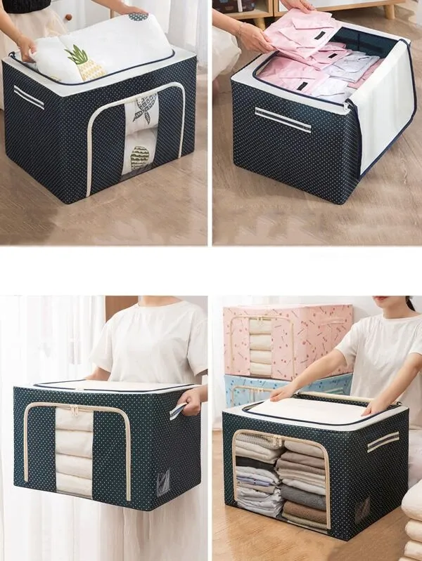 Storage Bag colour) Capacity Organizer.(random Specialized options Foldable Global express Large