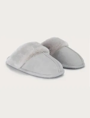 Suede Mule Grey