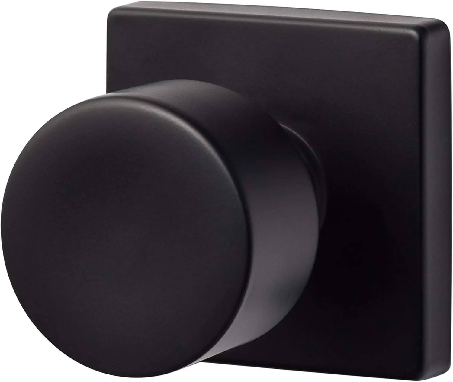 Sure-Loc Hardware BG100-SQ FBL Bergen Square Dummy Knob, Flat Black