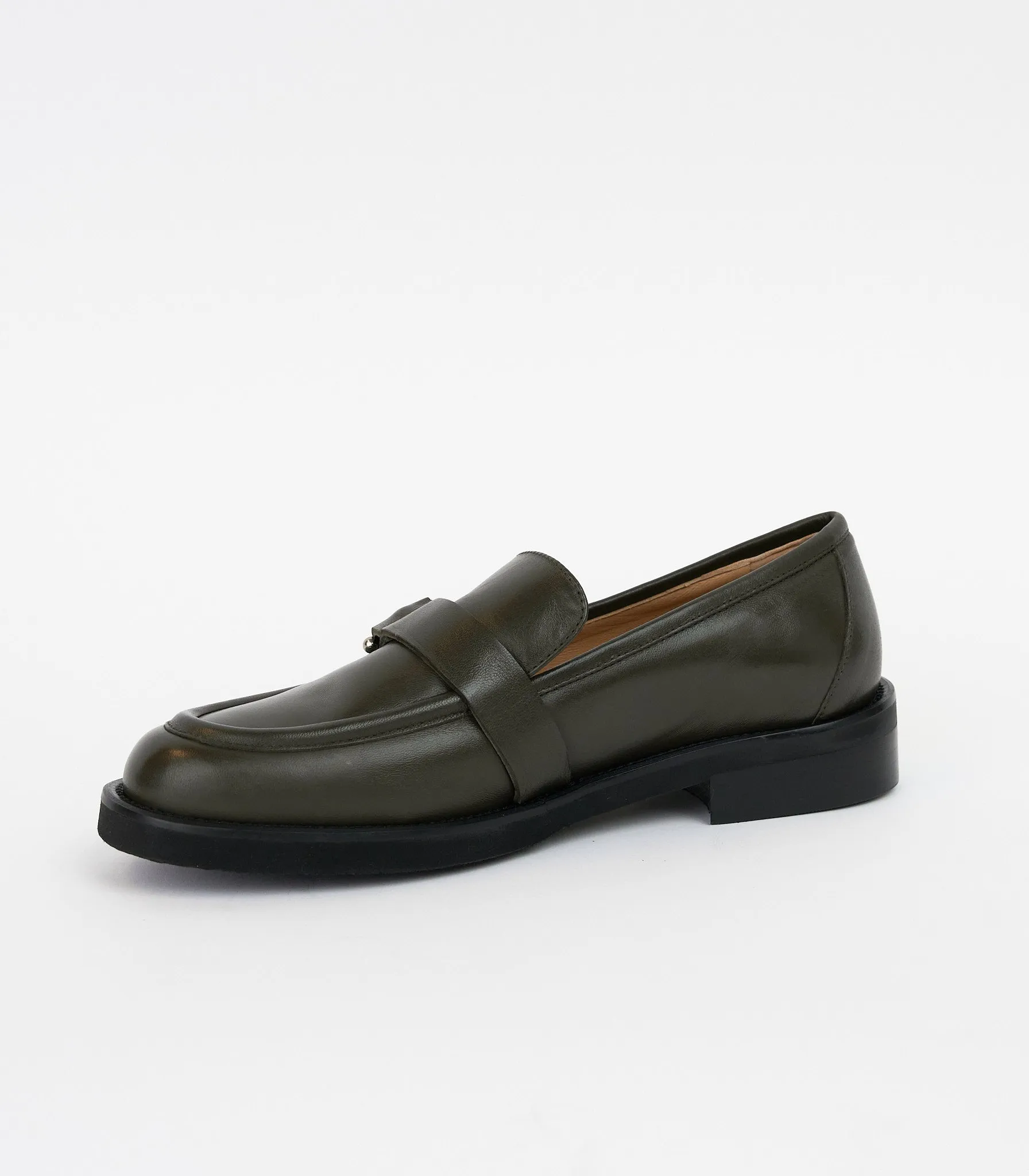 The Gemma Dark Olive Green Nappa