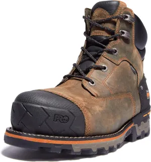 Timberland PRO Men's Boondock 6 Inch Composite Safety Toe Waterproof Industrial Work Boot, Brown, 9