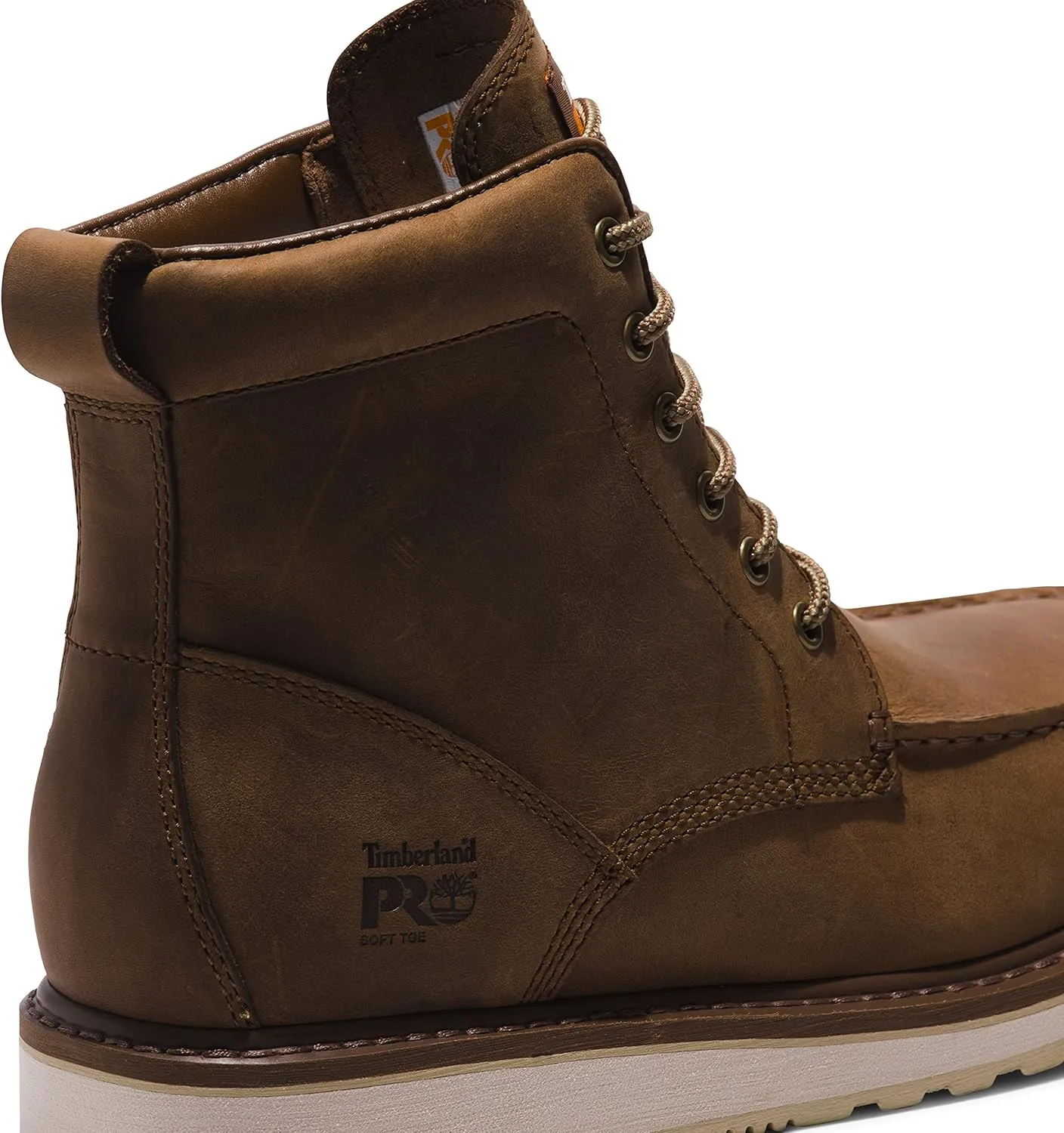 Timberland PRO Unisex-Adult Pro Wedge 6 Inch Moc Soft Toe Industrial Work Boot