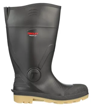 Tingley Profile 51154 Plain Toe Knee Boot, Mens 11 / Womens 13, Brown/Crepe