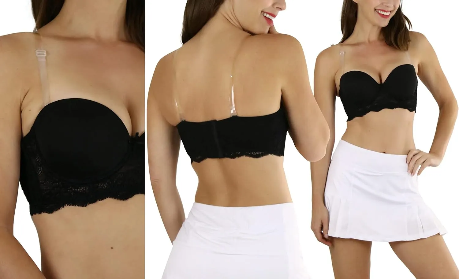 ToBeInStyle Women's Shaping Floral Lace Boned Bustier