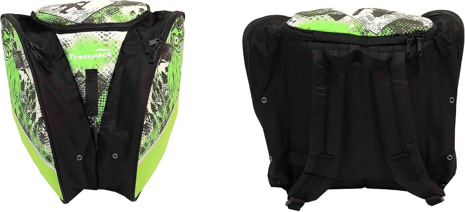 TRANSPACK Edge Junior Water-Resistant 33L Ski/Snowboard Boot Helmet Goggles & Gear Backpack Bag