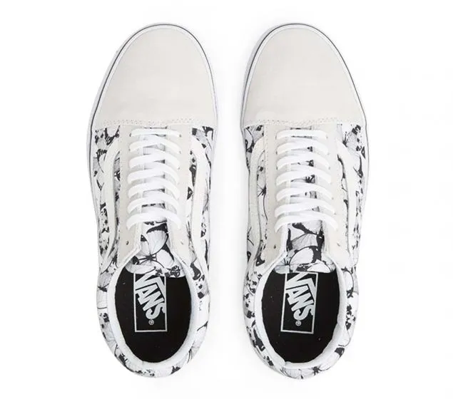 TRUE | | VANS High-efficiency (BUTTERFLY) WHITE BLACK Virtual OLD SKOOL
