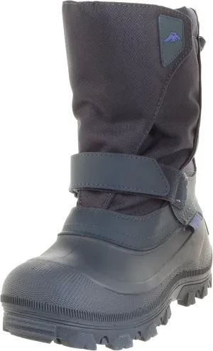 Tundra Girls Quebec, Watter Resistant Child Winter Boots, Navy, 5 Wide Little Kid