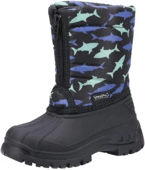 Unisex Iceberg Zip Snow Boot Shark Size UK 6 EU 23