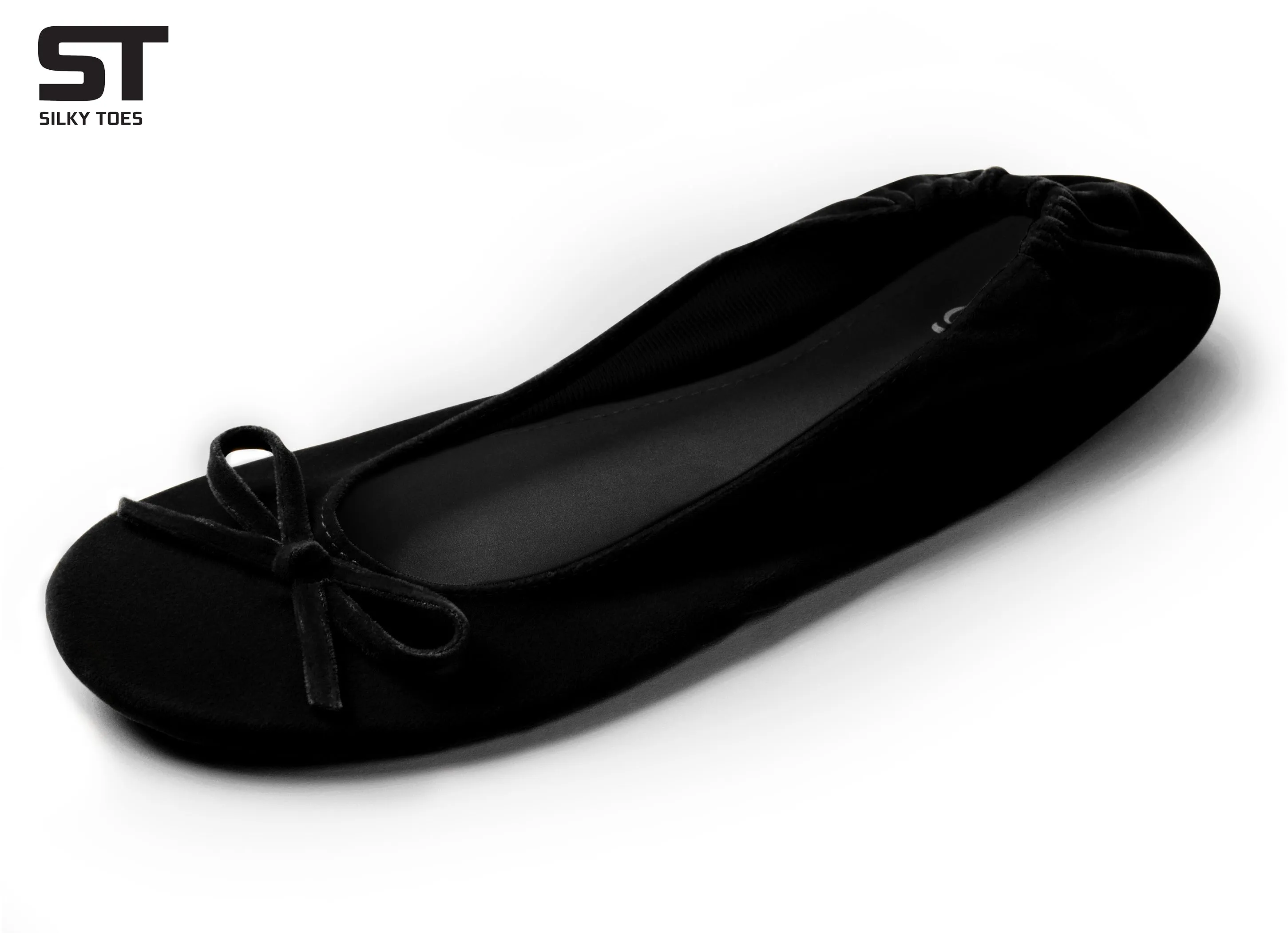 Velvet Ballet Flats Foldable Flats Women's Shoes
