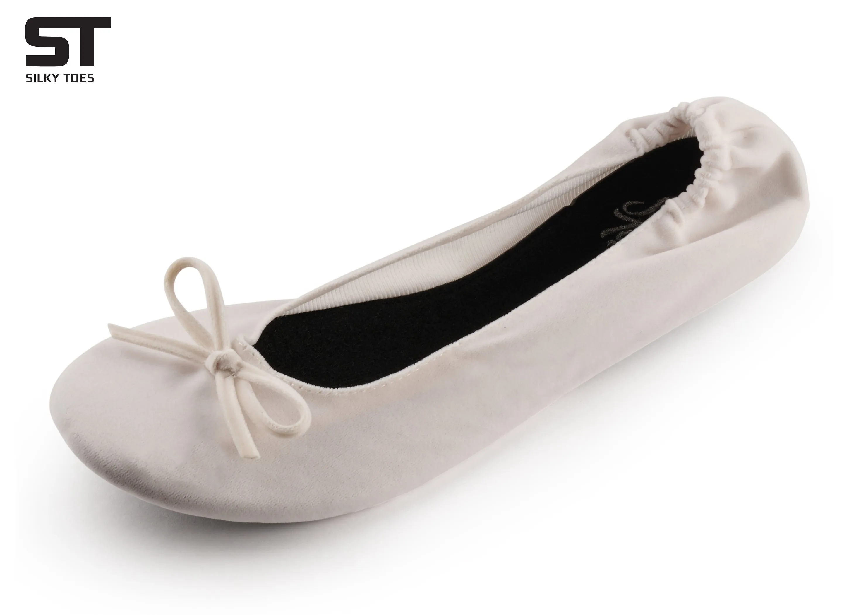 Velvet Ballet Flats Foldable Flats Women's Shoes