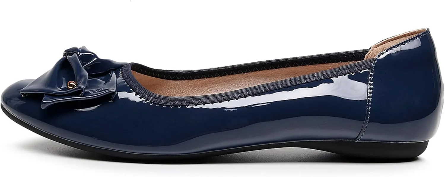 VenusCelia Women's Bows Dance Flats Shoes